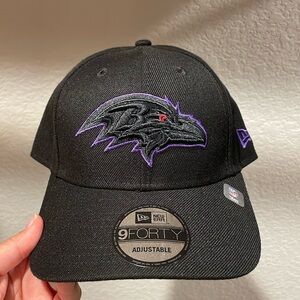 Men's New Era Black Baltimore Ravens Momentum 9FORTY Adjustable Snapback Hat